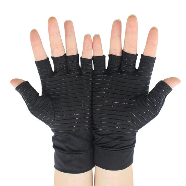Guantes de cobre reutilizables y lavables, guantes de soporte para las articulaciones de las manos en deportes para la artritis, comodidad durante todo el día