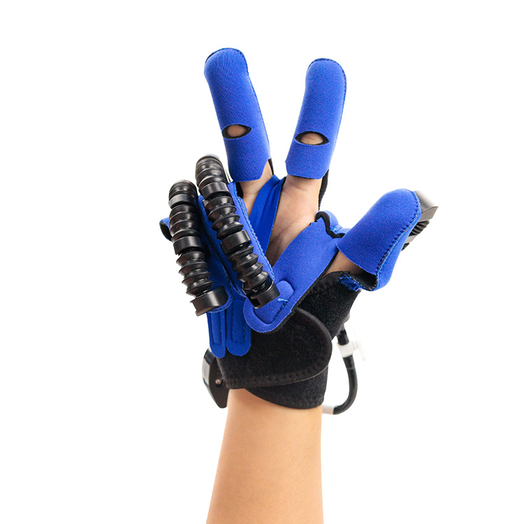 Dispositivo de rehabilitación de dedos de autoentrenamiento para accidente cerebrovascular, entrenador de hemiplejía, férula funcional para la mano, robot de rehabilitación de manos, guantes de rehabilitación