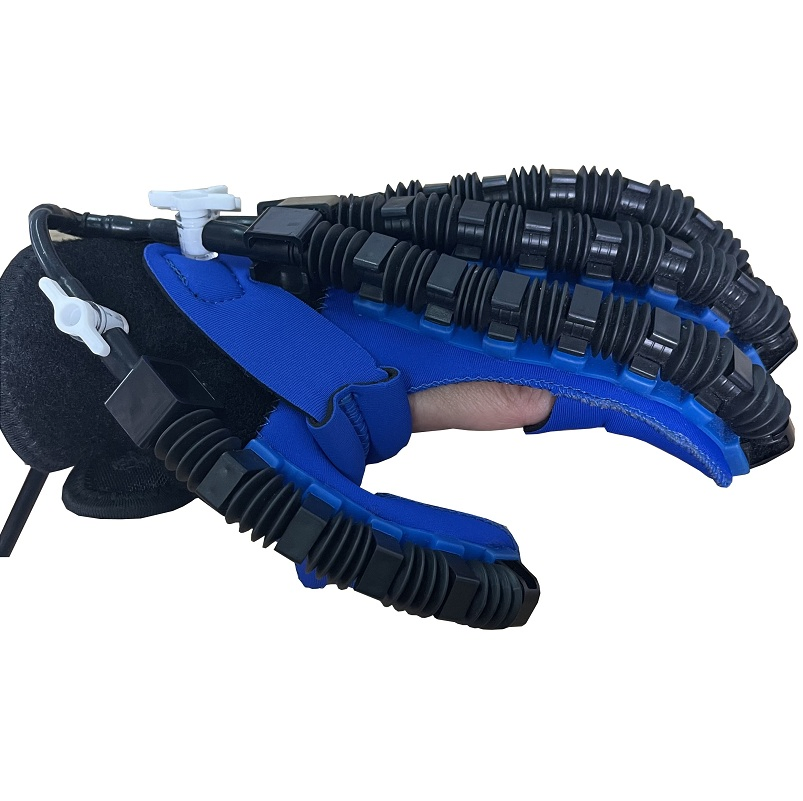 Equipo médico de rehabilitación de manos, guantes robóticos, exoesqueleto