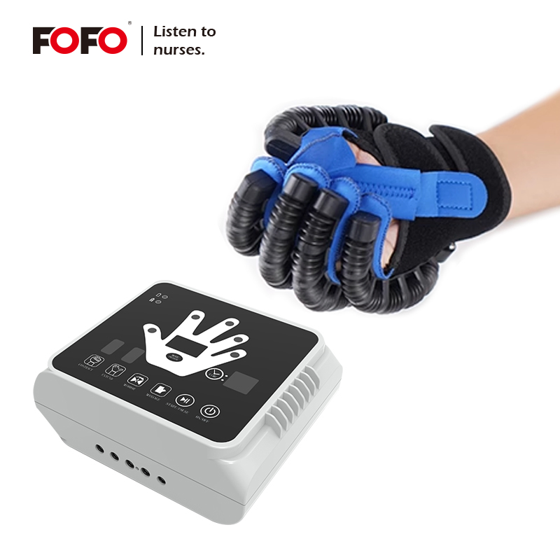 Guantes de robot de entrenamiento para hemiplejía para la rehabilitación de dedos tras un accidente cerebrovascular