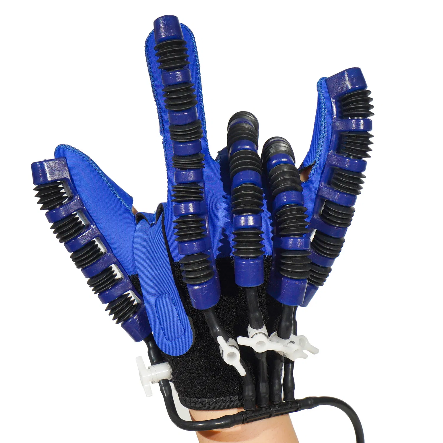 Equipo de fisioterapia para restaurar la función de la mano Guantes de robot espejo Rehabilitación inteligente