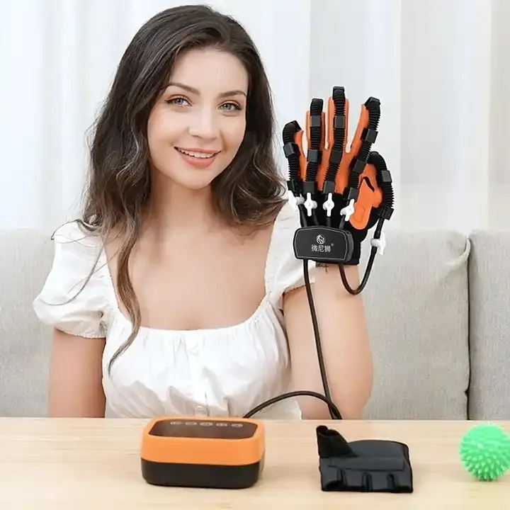 Equipo de rehabilitación de mano, guantes de robot de rehabilitación de mano, accidente cerebrovascular