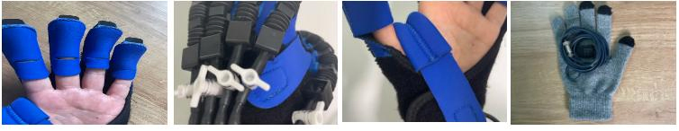 Guantes de rehabilitación para niños, discapacidad, fisioterapia, equipo médico