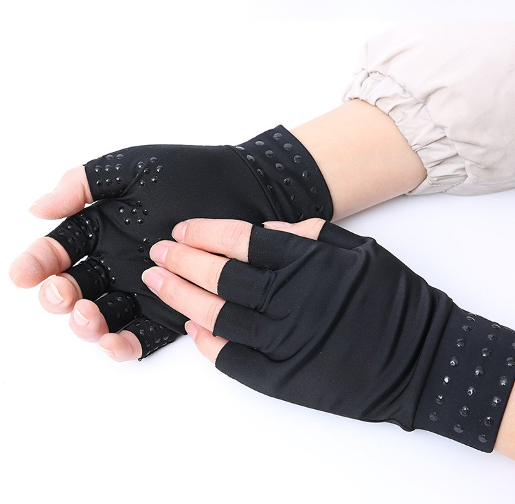 Soportes de compresión para la artritis, terapia de curación de articulaciones, alivio del dolor, guantes de masaje con puntos magnéticos