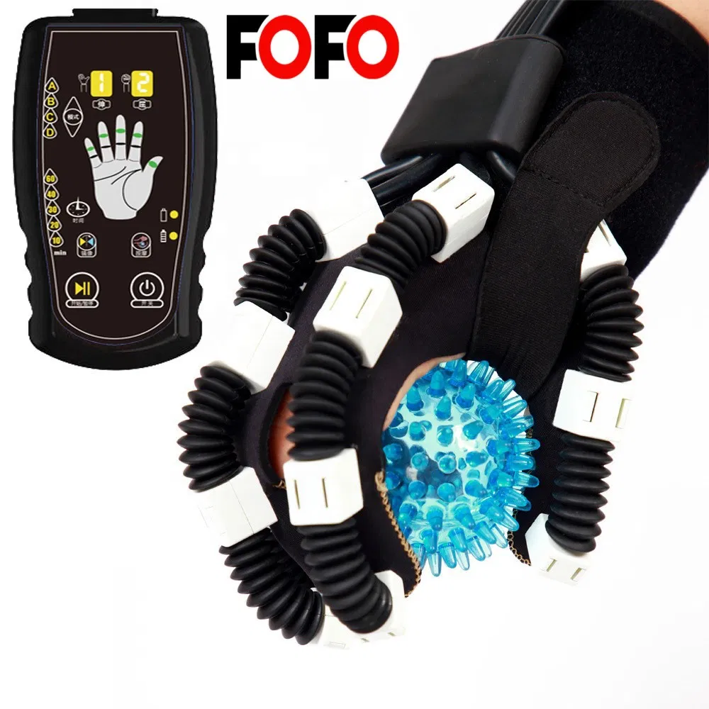 Ortosis de mano y muñeca para accidente cerebrovascular, guante de rehabilitación de dedos separados