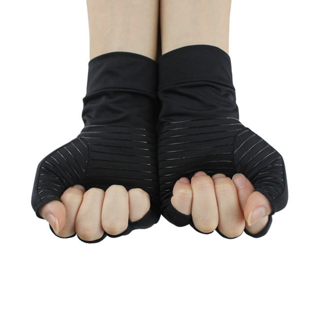 Guantes de cobre reutilizables y lavables, guantes de soporte para las articulaciones de las manos en deportes para la artritis, comodidad durante todo el día
