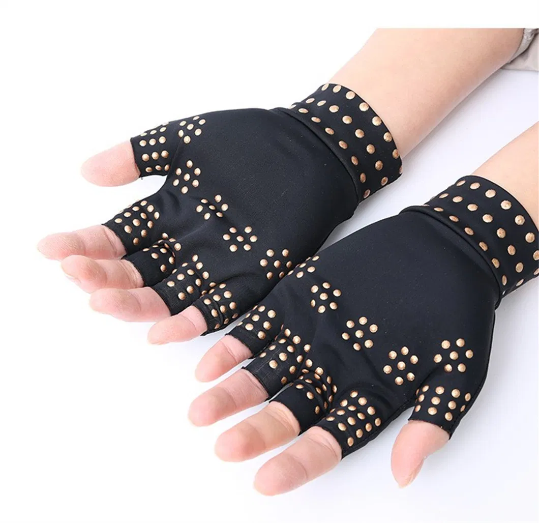 Soportes de compresión para la artritis, terapia de curación de articulaciones, alivio del dolor, guantes de masaje con puntos magnéticos