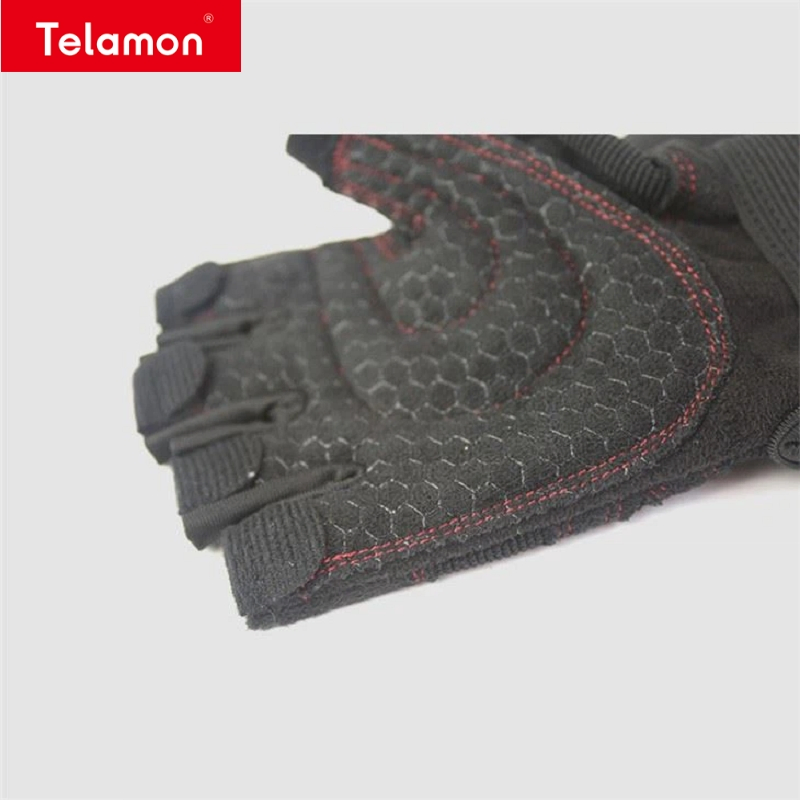 Guantes de entrenamiento de ejercicio físico para hombres con protección total de palma para agarre en el levantamiento de pesas