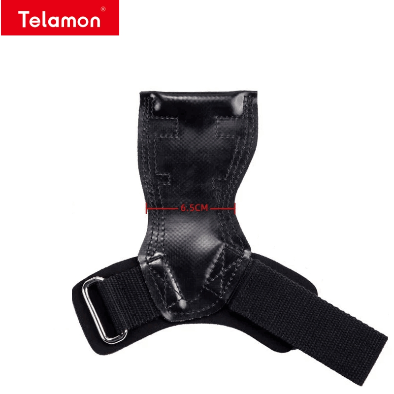 Guantes antideslizantes ajustables para agarre de gimnasio, ejercicio y levantamiento de pesas