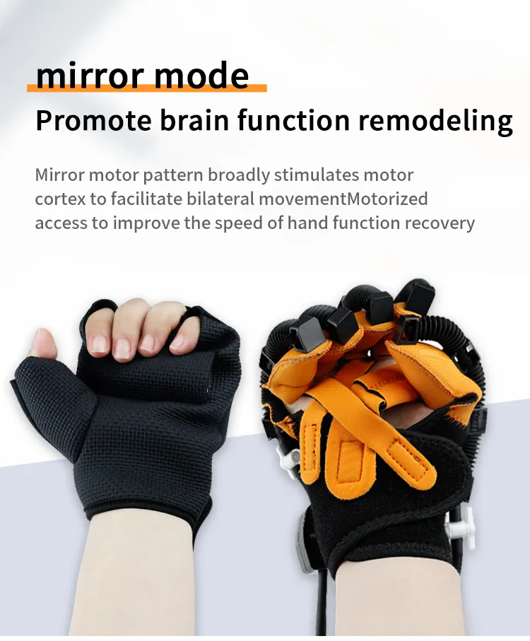 Equipo de rehabilitación de mano, guantes de robot de rehabilitación de mano, accidente cerebrovascular
