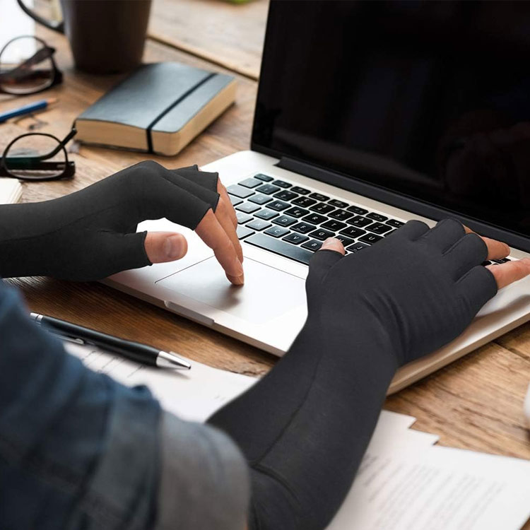 Mujeres Hombres Soporte para Muñeca de Síndrome del Túnel Carpiano Guantes para Computadora Artritis Manos