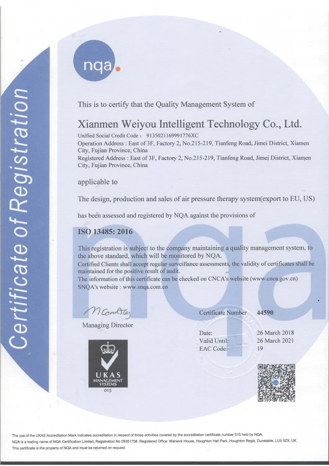 Certificado ISO