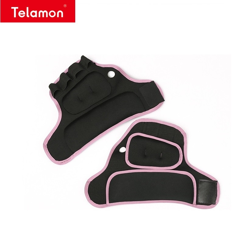 Guantes de entrenamiento con pesas de cuero para el gimnasio, protección para las manos con un agarre fuerte
