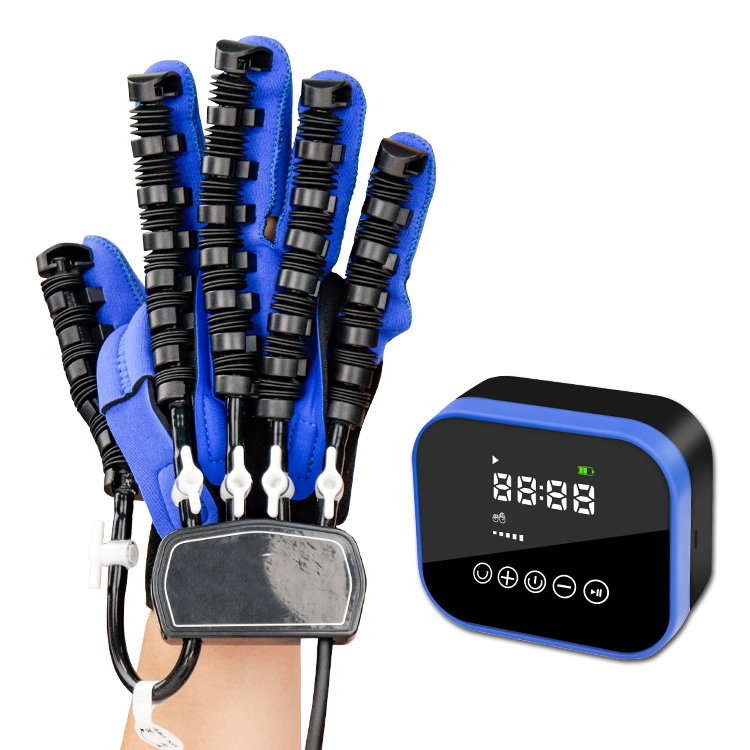 Dispositivo de rehabilitación de dedos de autoentrenamiento para accidente cerebrovascular, entrenador de hemiplejía, férula funcional para la mano, robot de rehabilitación de manos, guantes de rehabilitación
