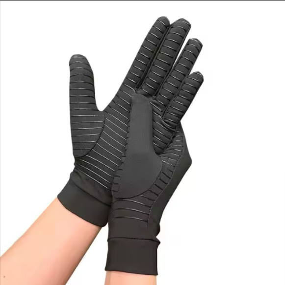 Guantes de compresión de cobre para soporte de artritis compatibles con pantallas táctiles