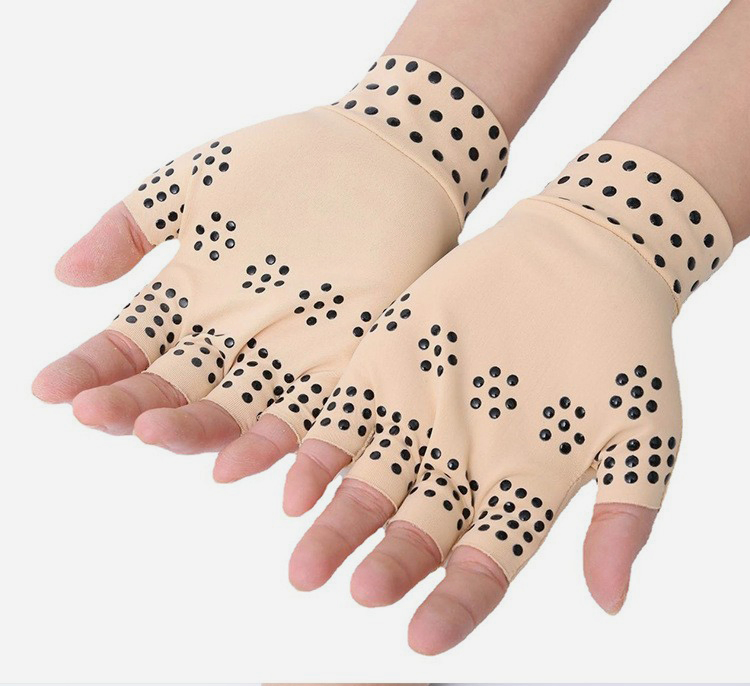 Soportes de compresión para la artritis, terapia de curación de articulaciones, alivio del dolor, guantes de masaje con puntos magnéticos