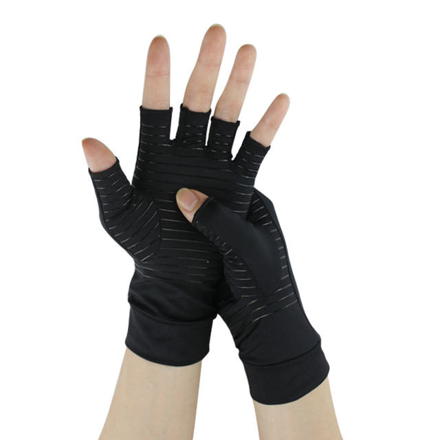 Guantes de cobre reutilizables y lavables, guantes de soporte para las articulaciones de las manos en deportes para la artritis, comodidad durante todo el día