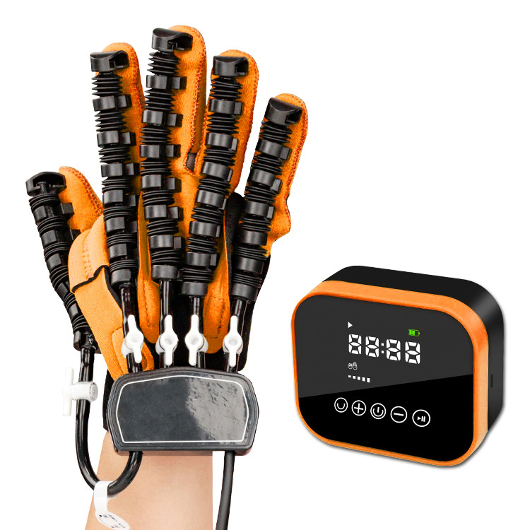 Guante de robot de rehabilitación para ejercicios de mano de alta calidad para terapia de mano tras un accidente cerebrovascular