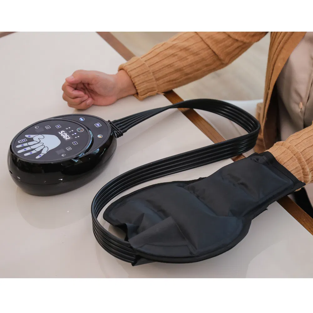 Robot de Rehabilitación de Mano Versión Premium Terapia de Espejo Ejercicio de Mano Entrenamiento con el Único Diseño de Guante de Compresión de Aire