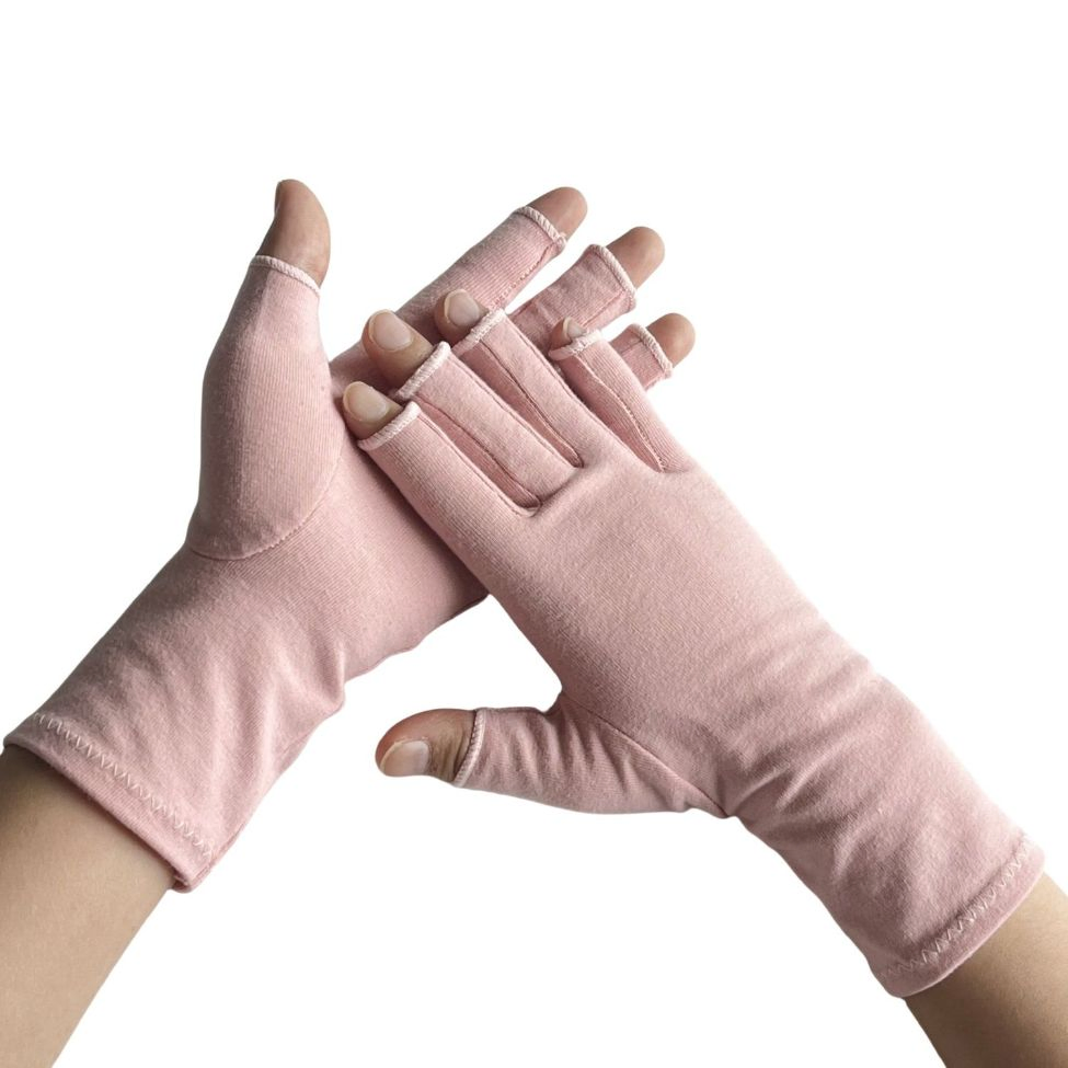 Guantes de compresión sin costuras para artritis, transpirables y no sofocantes, para apoyo de manos en trabajos domésticos y labores