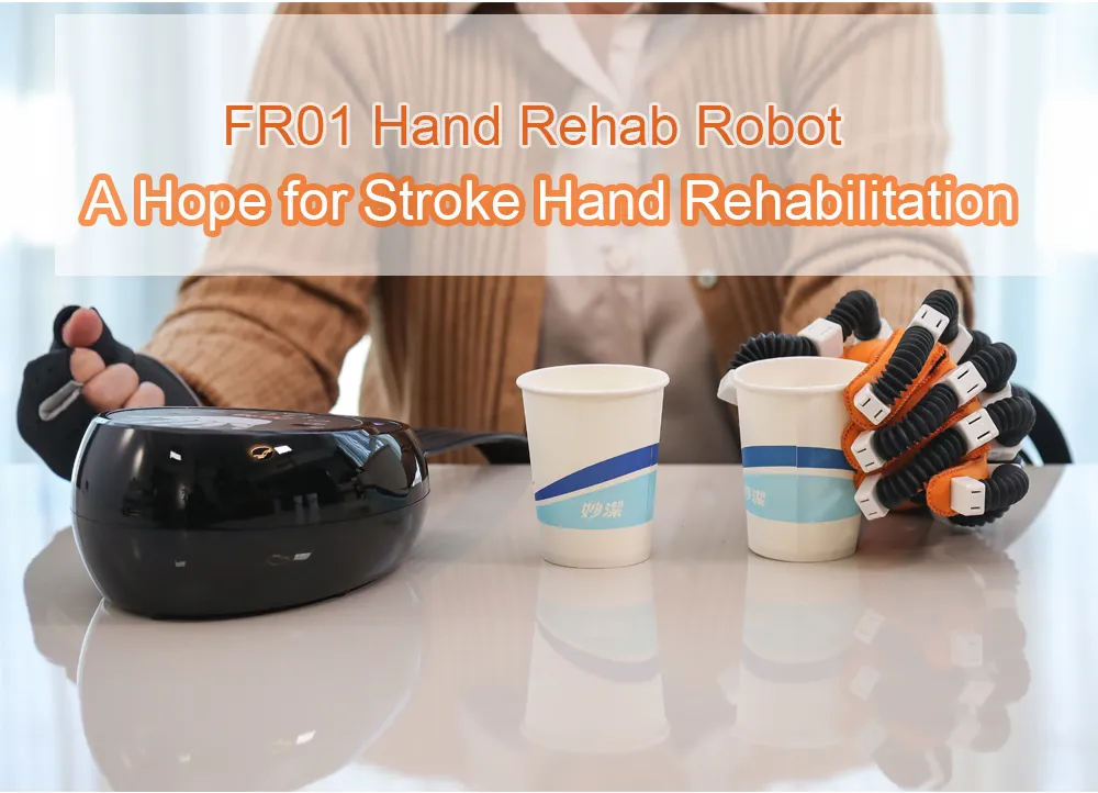 Guante de terapia robótica para ejercicios de dedos