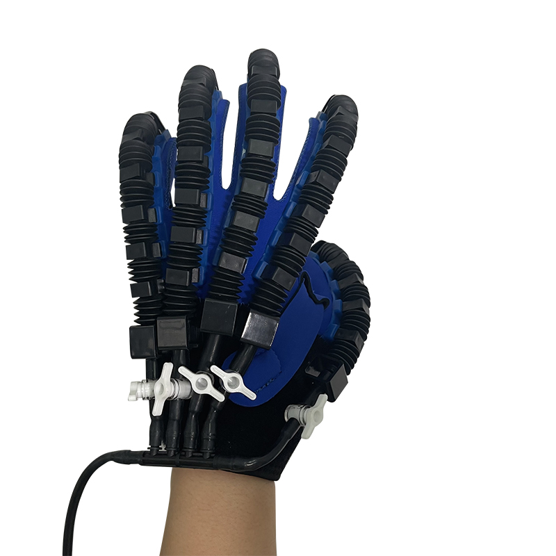 2023 Nuevos guantes de rehabilitación y terapia física con diseño portátil y botones de función para la mano