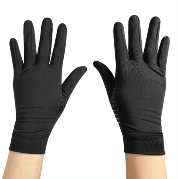 Guantes de compresión de cobre para soporte de artritis compatibles con pantallas táctiles