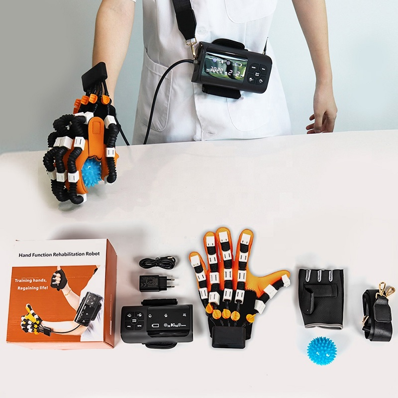 Nuevo robot de rehabilitación para entrenamiento de manos en fisioterapia, equipo de ejercicio para dedos