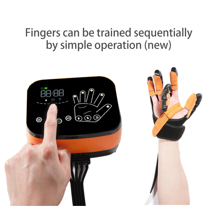 Physical Therapy Stroke Patient Exercise Hand Training Hemiplegia Finger Rehabilitation Trainer Robot Gloves