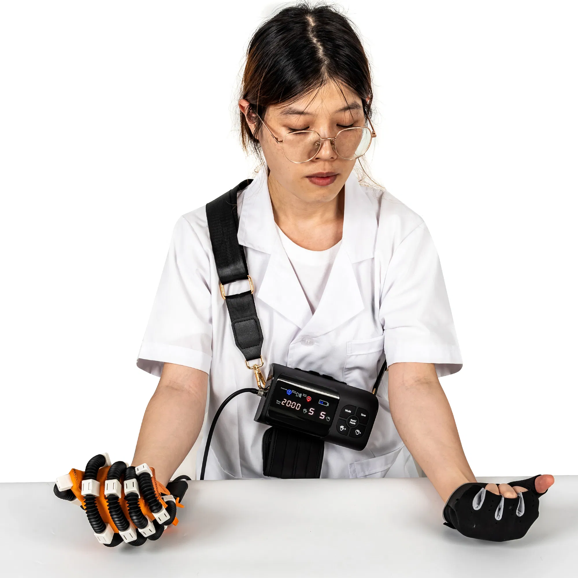 Nuevo producto fábrica OEM equipo de ejercicio de función manual para dedos guantes de rehabilitación de manos