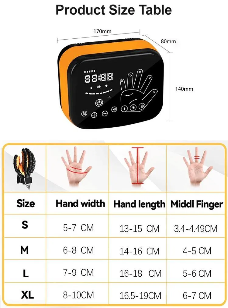 Guantes de rehabilitación robótica para dedos, dispositivo de rehabilitación para pacientes con accidente cerebrovascular