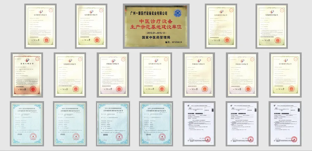 Certificaciones de Equipos de fisioterapia Robot de rehabilitación