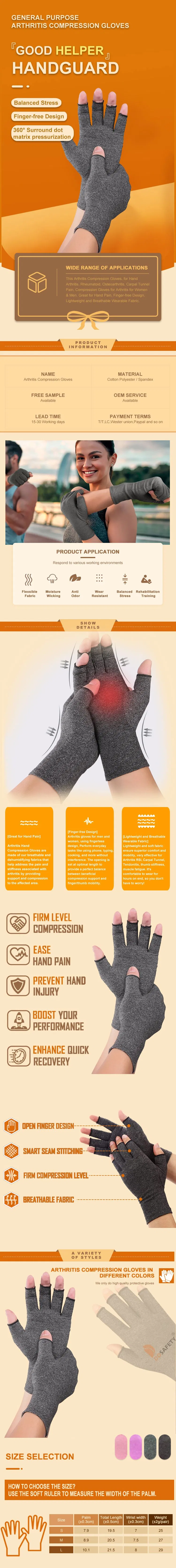 Guantes de compresión para artritis
