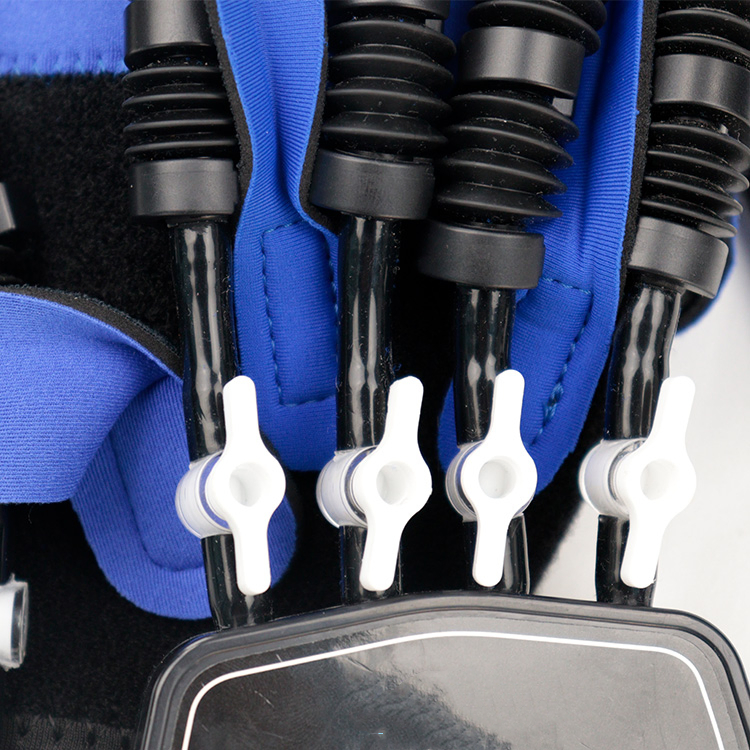 Dispositivo de rehabilitación de dedos de autoentrenamiento para accidente cerebrovascular, entrenador de hemiplejía, férula funcional para la mano, robot de rehabilitación de manos, guantes de rehabilitación