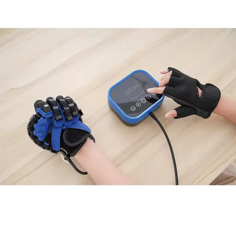 Dispositivo de entrenamiento de guantes robóticos para la rehabilitación de manos, guantes robóticos de movimiento de dedos
