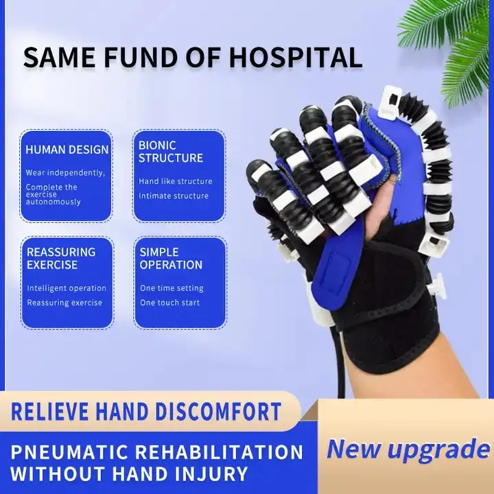 Guante Biónico para Pacientes con Accidente Cerebrovascular / Guante de Rehabilitación de Función Manual Guantes Robóticos de Neurorehabilitación