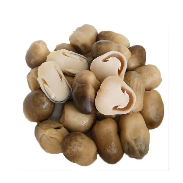 Champiñones enlatados enteros en salmuera