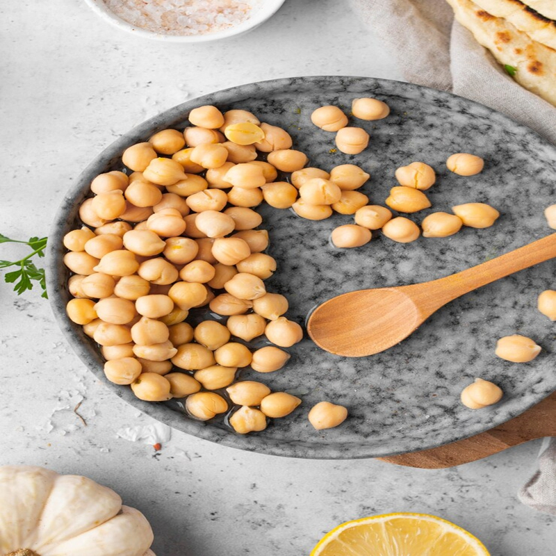 Frijoles enlatados, garbanzos enlatados, garbanzos asados y salados, delicioso nuevo cultivo