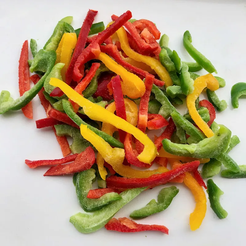 Pimientos congelados