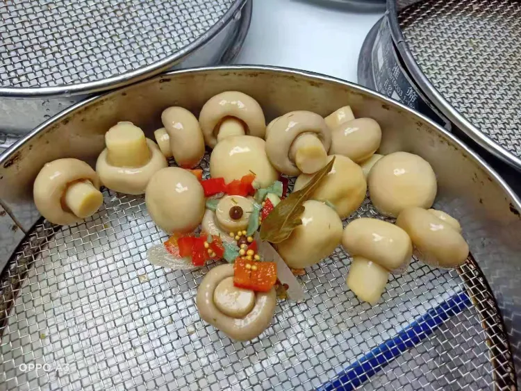Hongos en rodajas