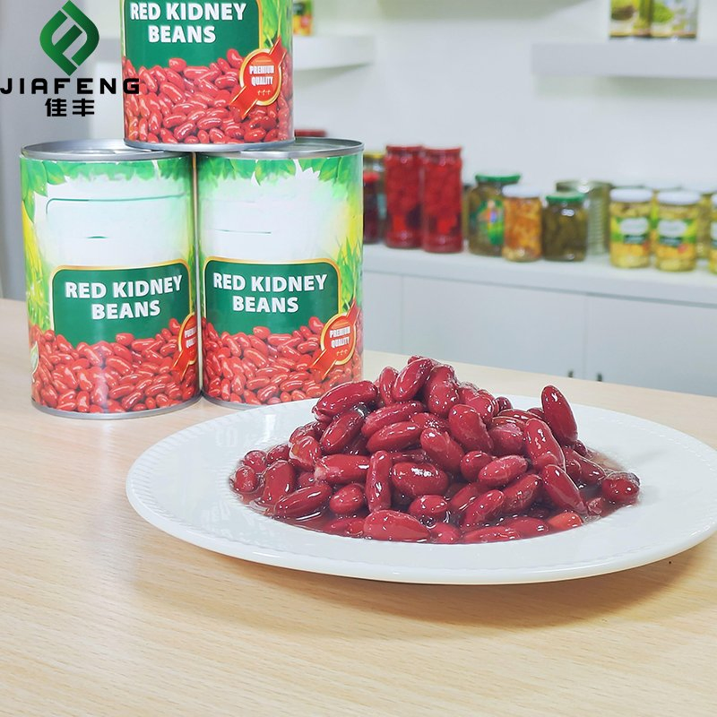 Alta Calidad Bajo Precio Mayorista Fresco Orgánico Listo para Comer Frijoles Rojos en Lata