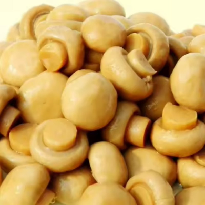 Alimentos enlatados de champiñones y verduras en venta
