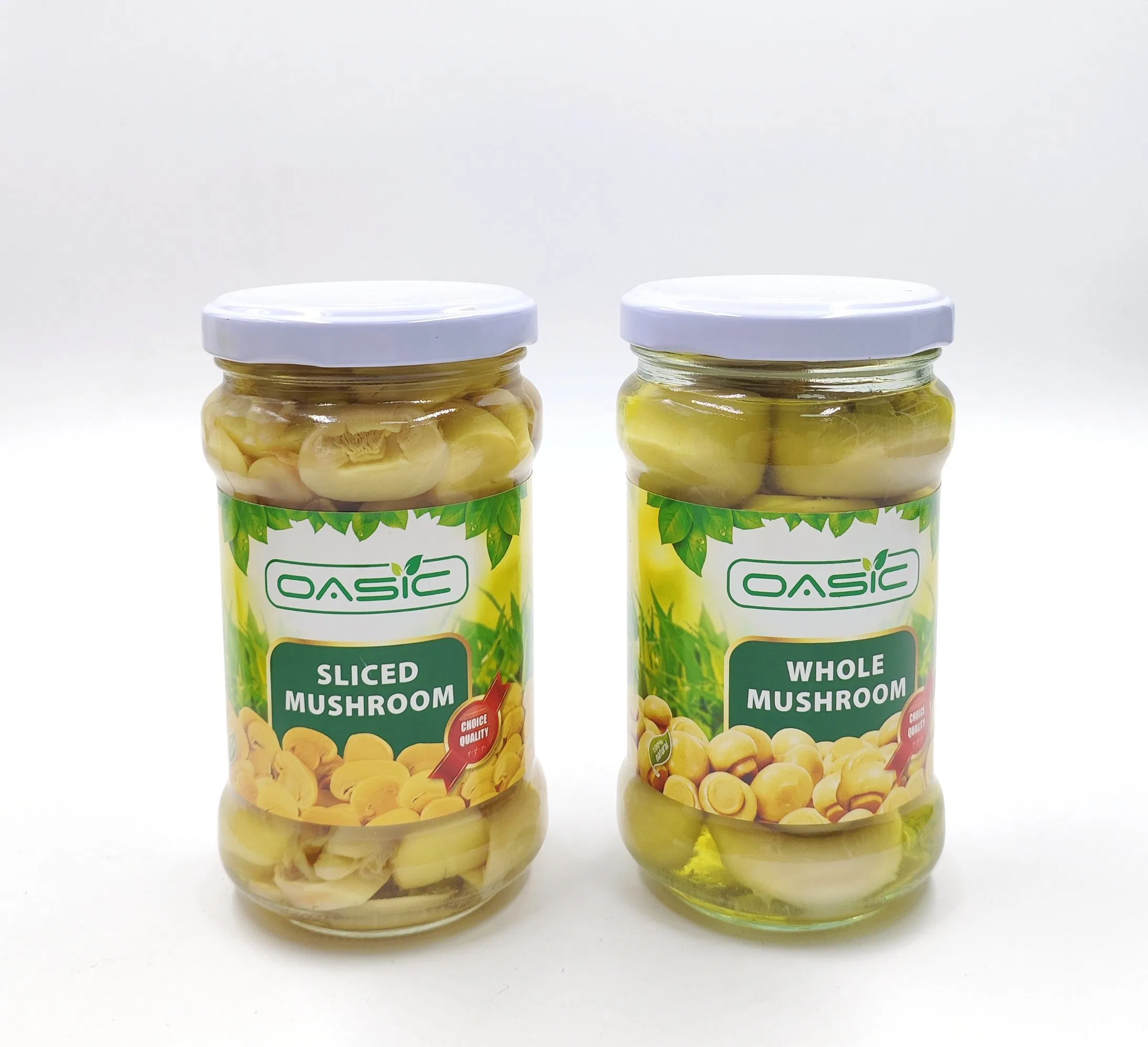 Alimento saludable enlatado de alta calidad, champiñones enlatados enteros en rodajas con precio de fábrica
