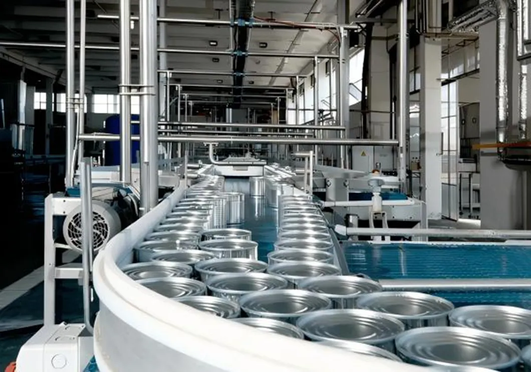 Instalaciones de la fábrica de garbanzos enlatados