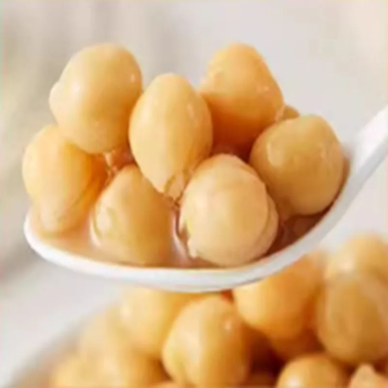 Garbanzos enlatados en salmuera, para la cocina diaria familiar