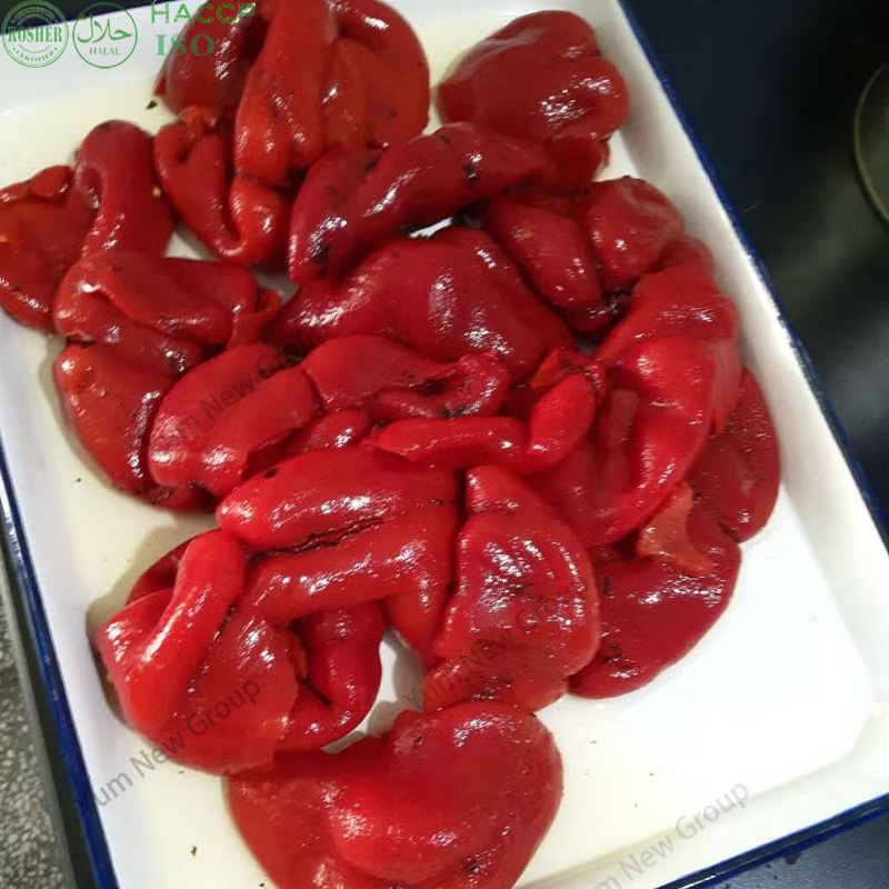 Exportar pimiento chili asado fácil IQF enlatado procesado verduras