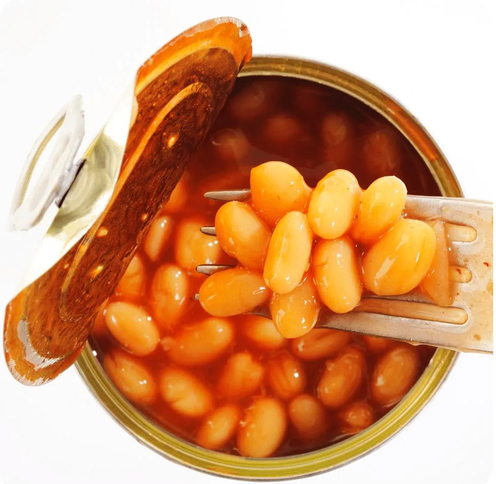 Frijoles blancos enlatados
