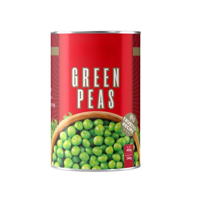 Mejores Vendedores de Alta Calidad Judías Verdes en Lata, Guisantes Verdes Naturales en Lata en Agua Salada 400g