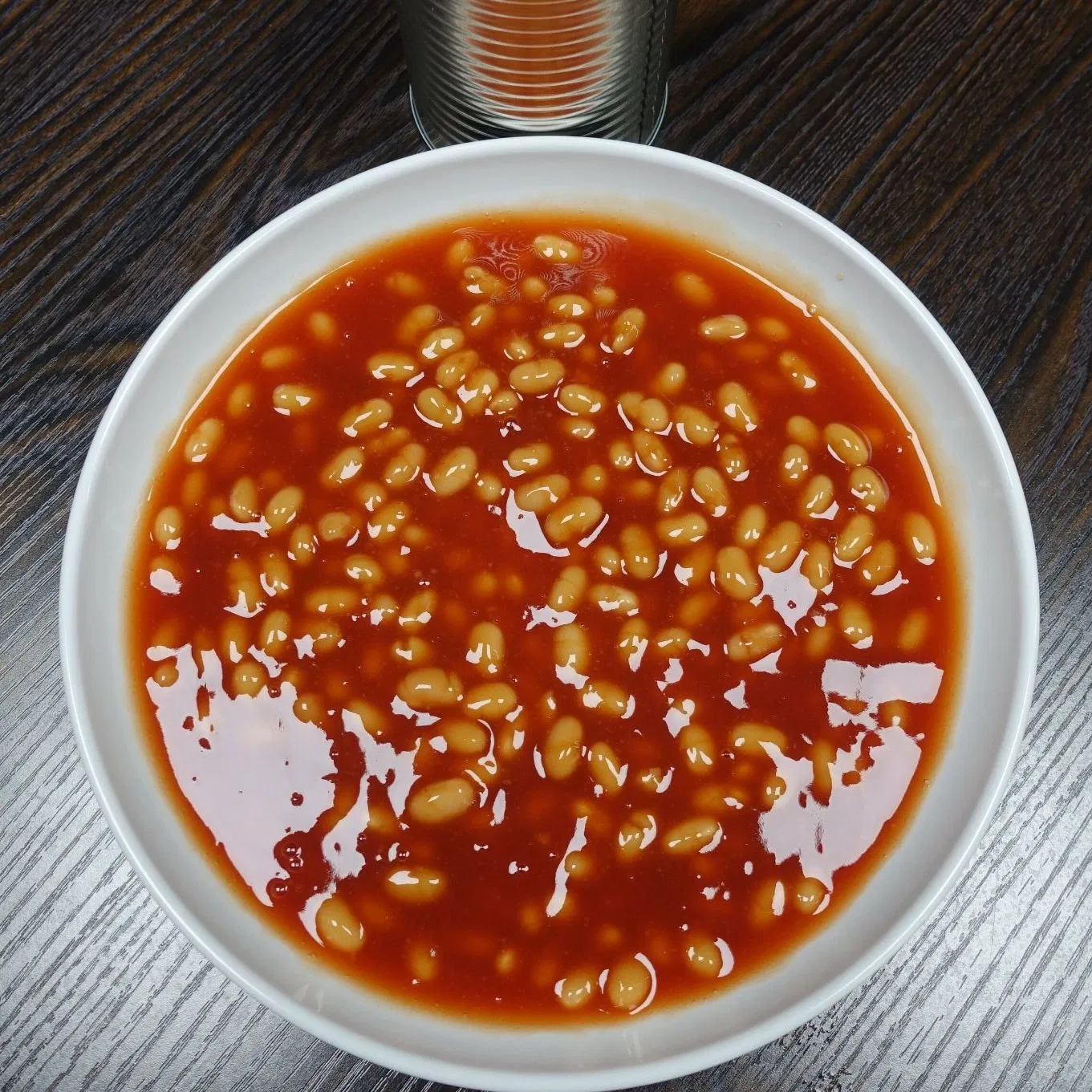 Perfección Rica en Proteínas Frijoles al Horno en Salsa de Tomate