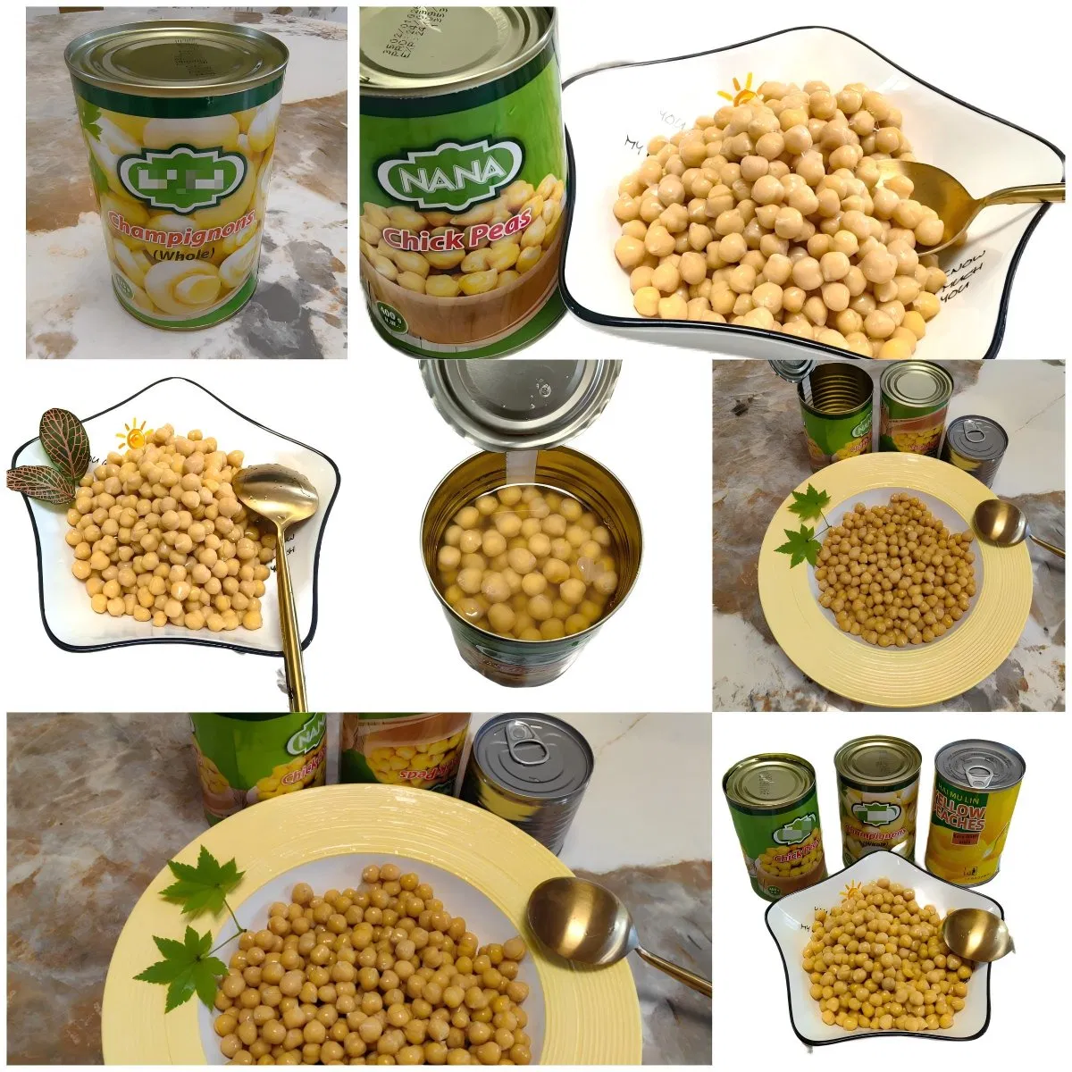 Fabricante de Alimentos en Lata Verduras a Granel Mayorista Garbanzos en Lata